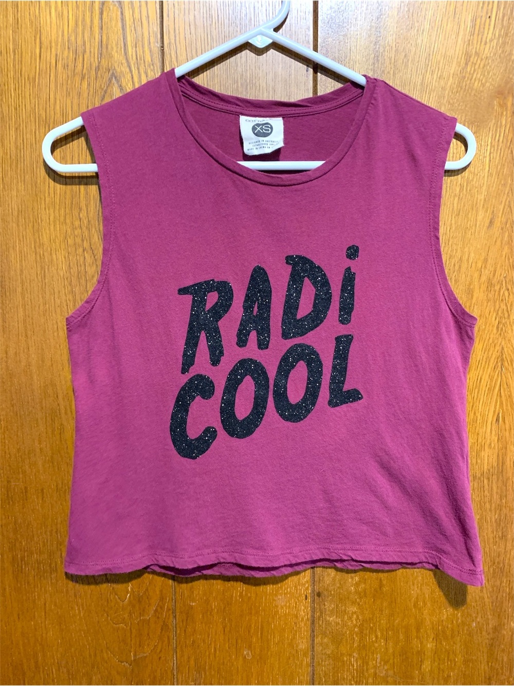 Radical Maroon Muscle Tank
